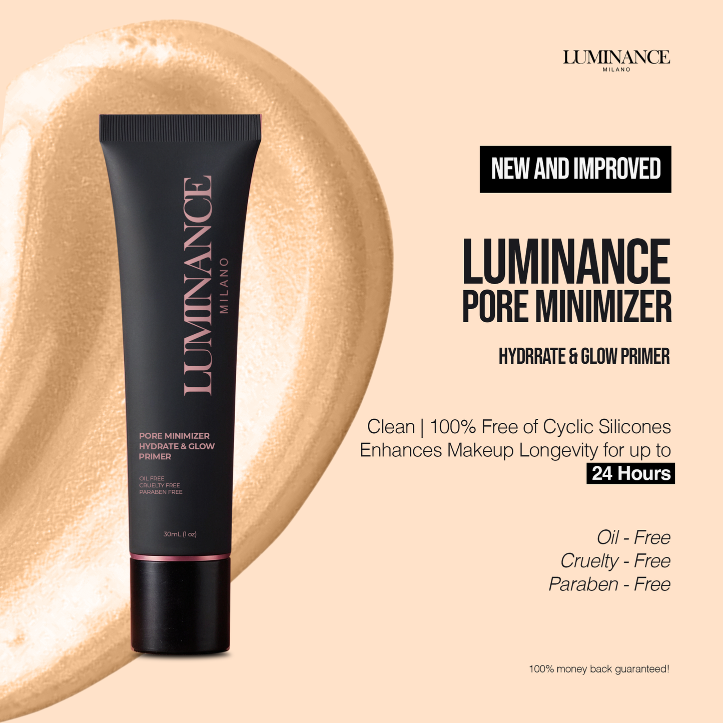 Pore Minimizer Primer by Luminance Milano